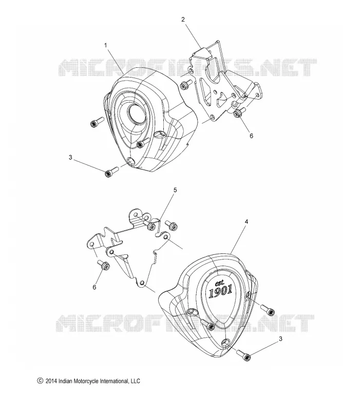COPERCHI MOTORE LATERALI, IGN./THERMOSTAT