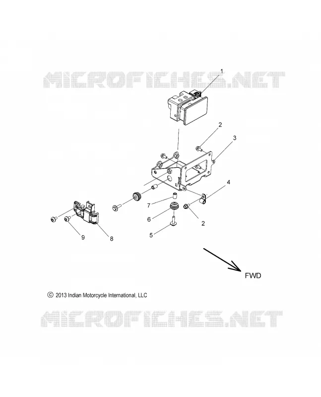 BRAKES, ABS MODULE ASM. - N14CCC/CCV/TCA ALL OPTIONS (49INDIANBRAKEABS14)