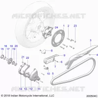 TRASMISSIONE, SPROCKETS, GUARDS AND CHAIN
