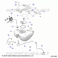 SISTEMA DI ALIMENTAZIONE CARBURANTE, FUEL TANK ASM.