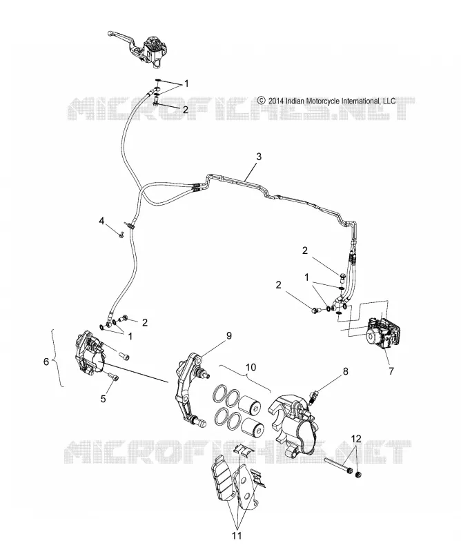 FRENO ANTERIORE ASM., W/ABS