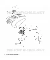 SISTEMA DI ALIMENTAZIONE CARBURANTE, FUEL TANK ASM.