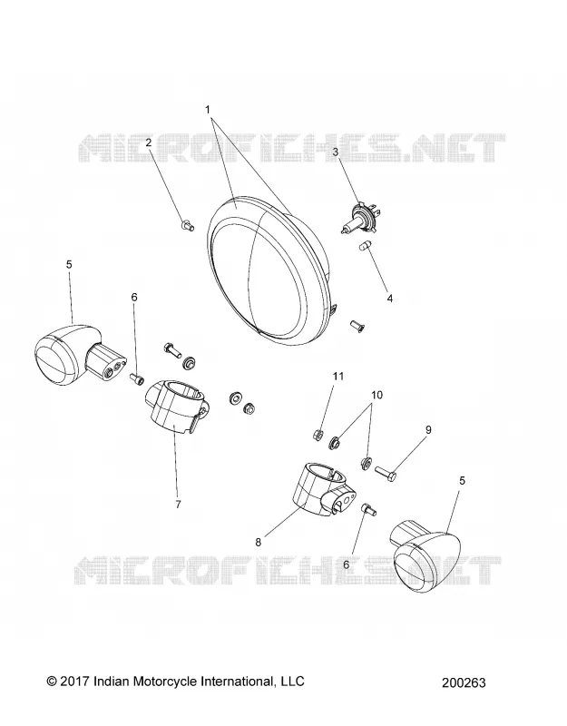 ELECTRICAL, FARO FANALE AND FRONT TURN SIGNALS