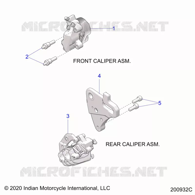 BRAKES, PINZA FRENO ANTERIORE AND REAR