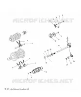 DRIVE TRAIN, SPOSTAMENTO FORKS, RATCHET AND DRUM