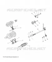 TRASMISSIONE, SHIFT FORKS, RATCHET AND DRUM