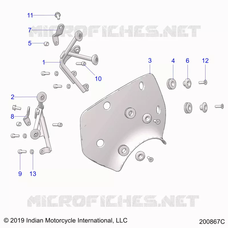PARABREZZA AND MOUNTING