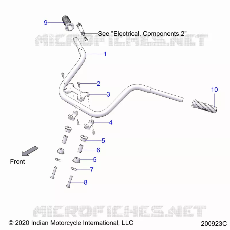 STEERING, MANUBRIO MONTAGGIO AND GRIPS