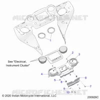 CARENATURA ASM, INSTRUMENT PANEL MNTG.