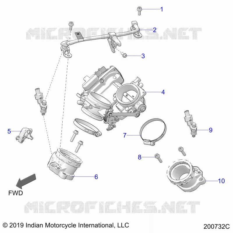 SISTEMA DI ALIMENTAZIONE CARBURANTE, FUEL RAIL/THROTTLE BODY