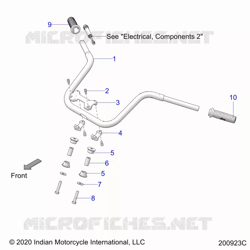 STEERING, MANUBRIO MONTAGGIO AND GRIPS