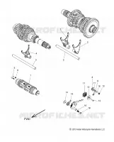 DRIVE TRAIN, FORCHE SHIFT AND DRUM