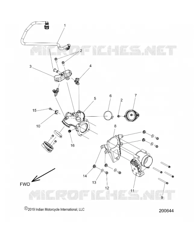 SISTEMA DI ALIMENTAZIONE CARBURANTE, FUEL CLAM SHELL/THROTTLE BODY