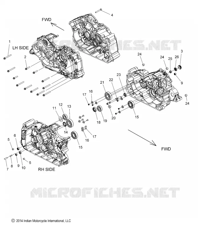 ENGINE, CARTER ASM.