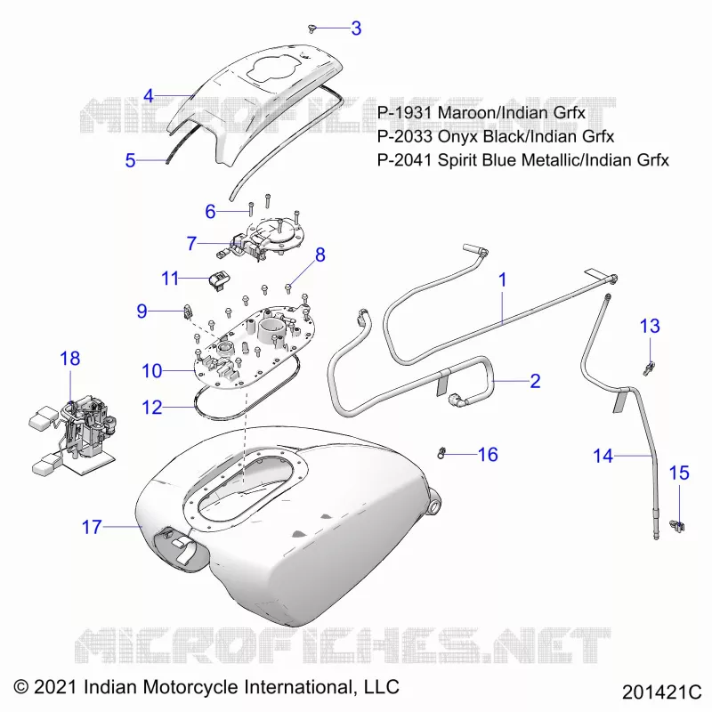 SISTEMA DI ALIMENTAZIONE CARBURANTE, FUEL TANK ASM.