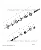 TRASMISSIONE, INPUT/OUTPUT SHAFT ASM.