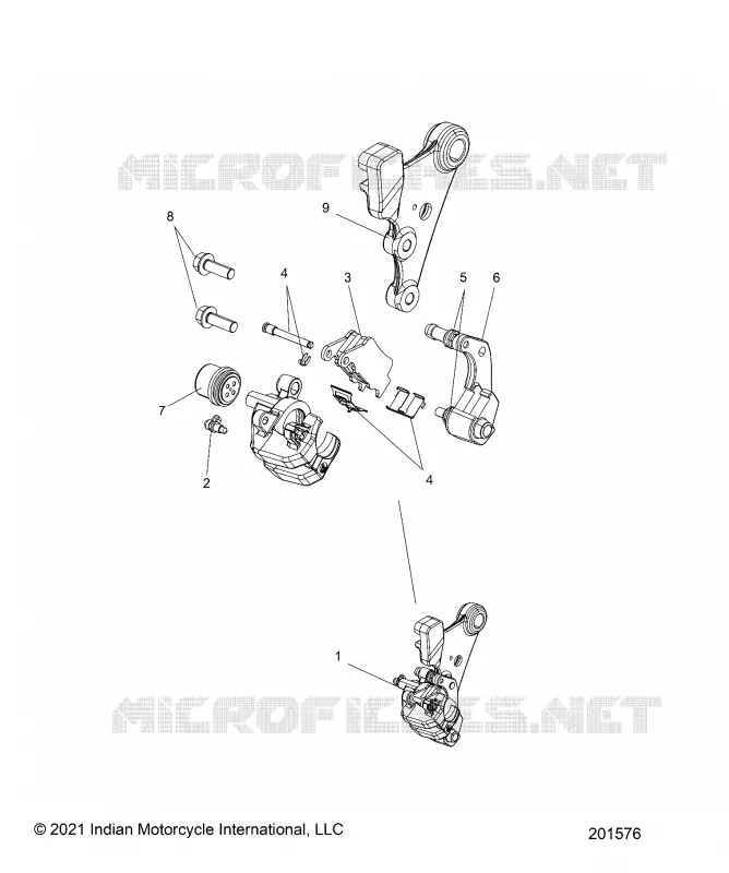 FRENOS, CLAIPER, REAR ASM., W/ABS