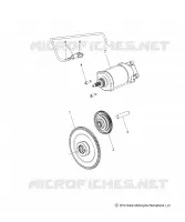 ENGINE, STARTER MOTOR