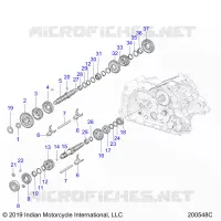 TRASMISSIONE, INPUT AND OUTPUT SHAFTS