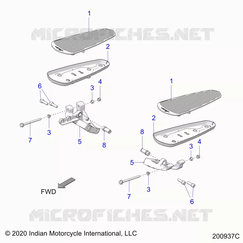 CHASSIS, FLOORBOARD, DRIVER