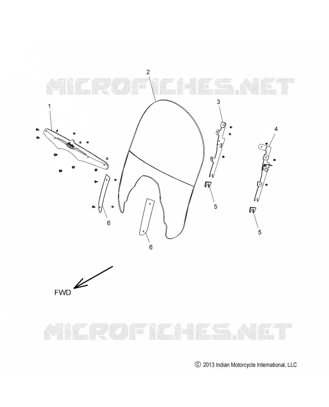 WINDSHIELD, VINTAGE - N14CCV ALL OPTIONS (49INDIANWINDSHIELD14VNTG)