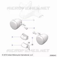 ELETTRICO, TURN SIGNALS, REAR/REAR LIGHTING