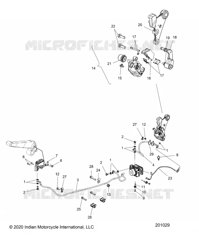 FRENO POSTERIORE ASM., W/ABS