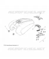 SISTEMA DI ALIMENTAZIONE CARBURANTE, FUEL TANK MOUNTING