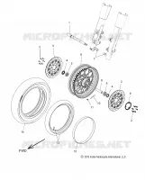 FRONT WHEEL - N15CCC/CCV ALL OPTIONS (49INDIANWHEELFRT14)