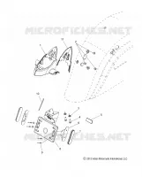 BODY, FANALE POSTERIORE, LICENSE PLATE BRACKET
