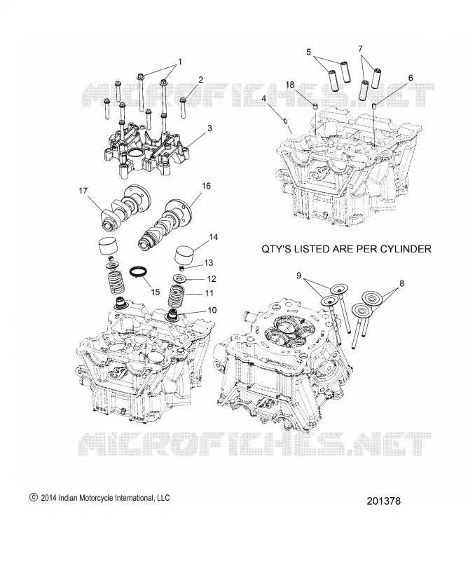 ENGINE, TESTA CILINDRO ASM.