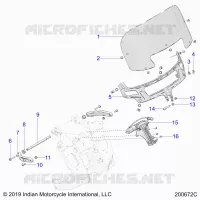 CARENATURA ASM, WINDSHIELD