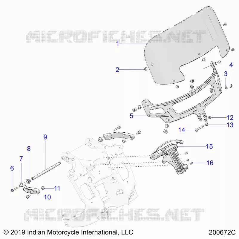 CARENATURA ASM, WINDSHIELD