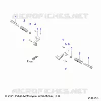 TELAIO, FOOTPEG, PASSENGER