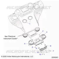 CARENATURA ASM, INSTRUMENT PANEL MNTG.