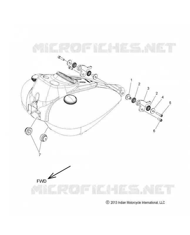 SISTEMA DI ALIMENTAZIONE CARBURANTE, CARBURANTE TANK MOUNTING