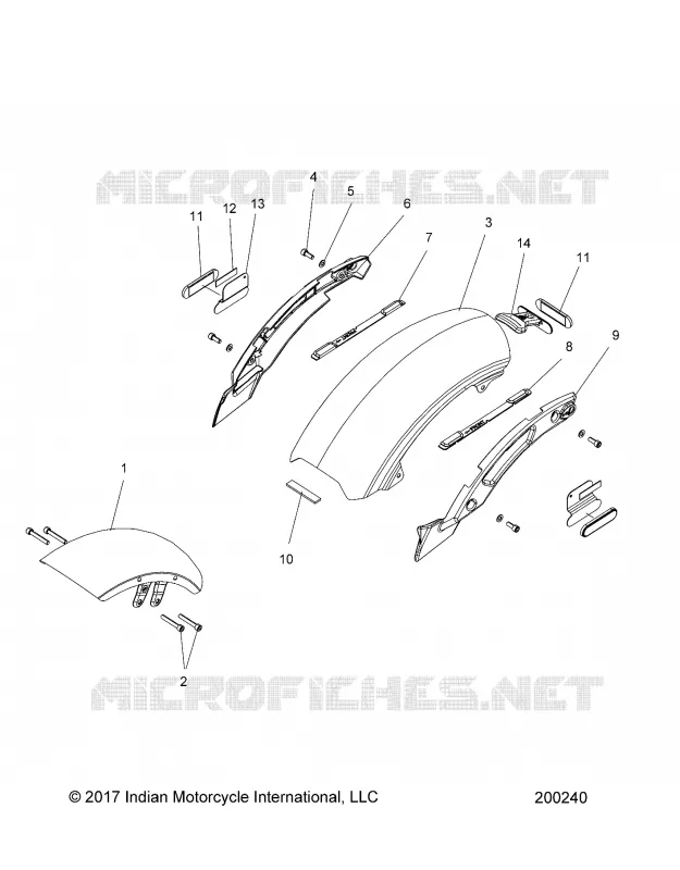 CARROZZERIA - PARAFANGO ANTERIORE/REAR