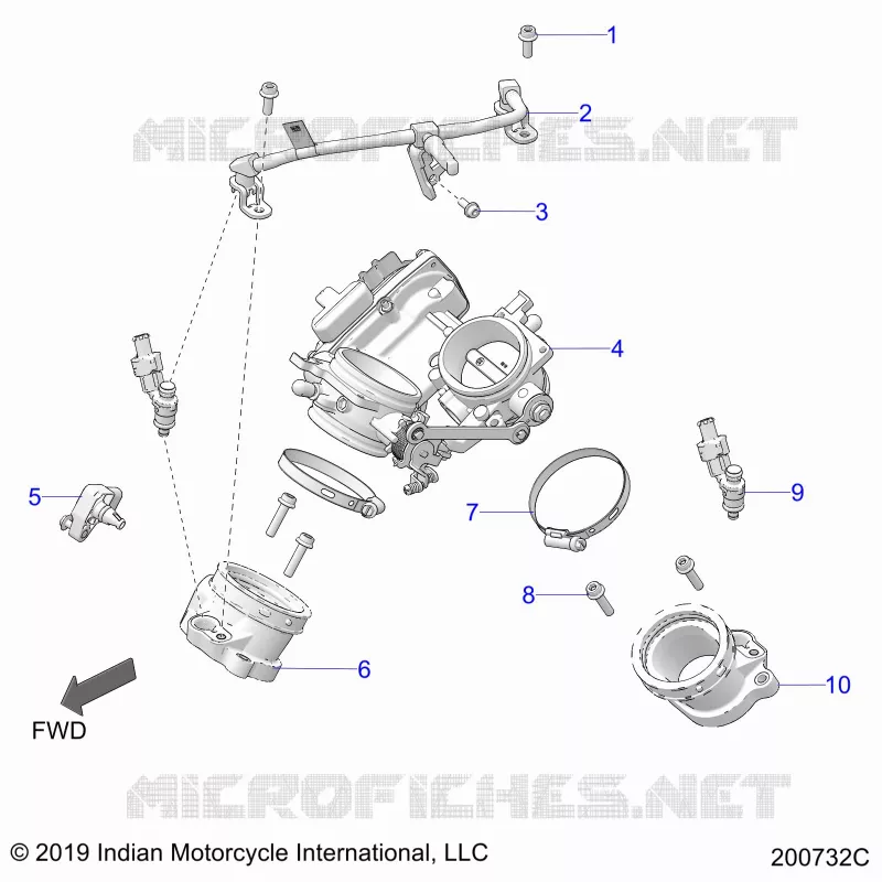 SISTEMA DI ALIMENTAZIONE CARBURANTE, FUEL RAIL/THROTTLE BODY