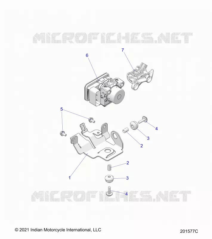 FRENOS, ABS FRENO MODULE MOUNTING